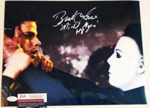 BRAD LOREE SIGNED 11X14 PHOTO MICHAEL MYERS HALLOWEEN JSA COA 40