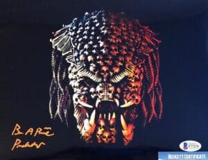 BRIAN A PRINCE THE PREDATOR SIGNED 8X10 METALLIC PHOTO BECKETT BAS COA 277