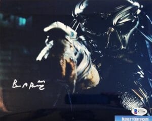 BRIAN A PRINCE THE PREDATOR SIGNED 8X10 METALLIC PHOTO BECKETT BAS COA 296