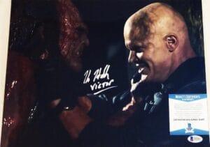 KANE HODDER SIGNED 11x14 METALLIC PHOTO VICTOR CROWLEY BECKETT BAS COA 867