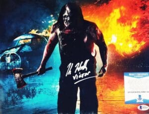 KANE HODDER SIGNED 11x14 METALLIC PHOTO VICTOR CROWLEY BECKETT BAS COA 869