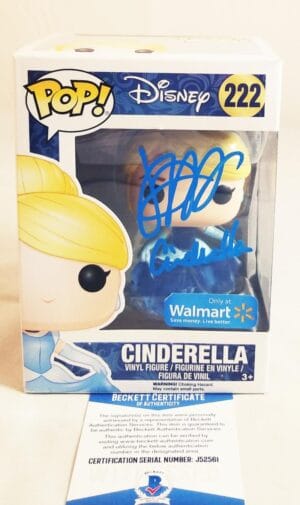 JENNIFER HALE SIGNED CINDERELLA WALMART FUNKO VINYL POP DISNEY BAS COA 561