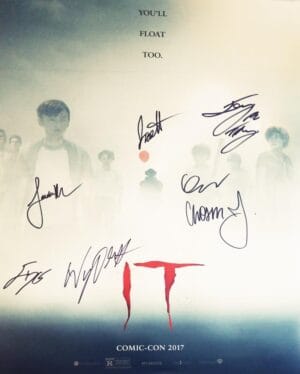IT 7X CAST signed 16x20 Poster Finn Wolfhard Jack Dylan Grazer JSA COA 476 417