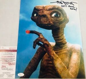 MATTHEW DE MERRITT ET SIGNED METALLIC 11X14 PHOTO JSA COA 373