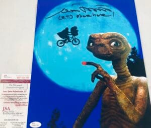 MATTHEW DE MERRITT ET SIGNED METALLIC 11X14 PHOTO JSA COA 364