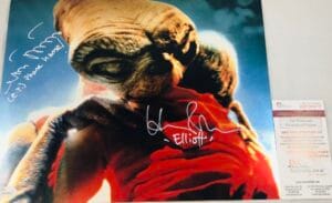 HENRY THOMAS & MATTHEW DE MERRITT ET SIGNED METALLIC 11X14 PHOTO JSA COA 413