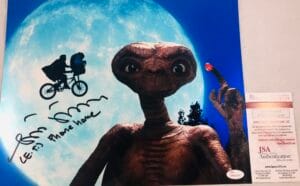MATTHEW DE MERRITT ET SIGNED METALLIC 11X14 PHOTO JSA COA 359