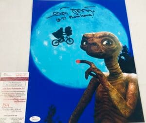 MATTHEW DE MERRITT ET SIGNED METALLIC 11X14 PHOTO JSA COA 371