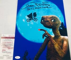 MATTHEW DE MERRITT ET SIGNED METALLIC 11X14 PHOTO JSA COA 366