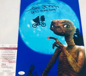 MATTHEW DE MERRITT ET SIGNED METALLIC 11X14 PHOTO JSA COA 367