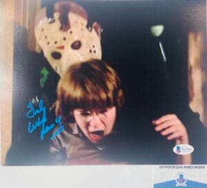 TED WHITE SIGNED 8X10 PHOTO JASON VOORHEES FRIDAY THE 13 BAS COA WA32626