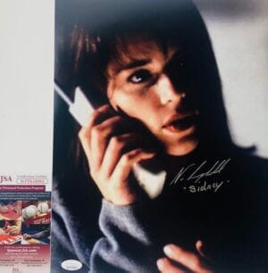 NEVE CAMPBELL signed SIDNEY SCREAM 11X14 photo JSA COA WPP628084