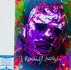 RA R.A. Mihailoff signed Leatherface 11X14 photo Texas Chainsaw BAS COA G72412
