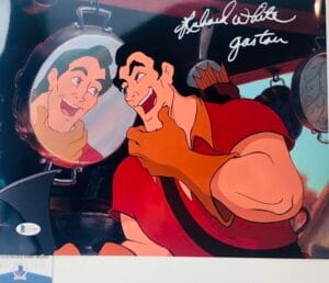 Richard White signed Gaston 11X14 photo Beauty and the Beast BAS COA WA04999