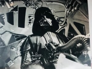DAVE DAVID PROWSE DARTH VADER SIGNED METALLIC 16X20 PHOTO STAR WARS JSA 721