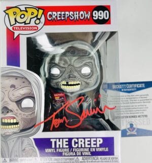 TOM SAVINI SIGNED THE CREEP FUNKO POP 990 CREEPSHOW HORROR AUTOGRAPH BAS 765