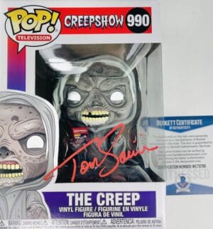 TOM SAVINI SIGNED THE CREEP FUNKO POP 990 CREEPSHOW HORROR AUTOGRAPH BAS 766