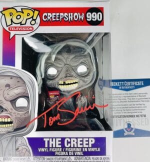 TOM SAVINI SIGNED THE CREEP FUNKO POP 990 CREEPSHOW HORROR AUTOGRAPH BAS 732