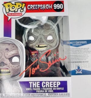 TOM SAVINI SIGNED THE CREEP FUNKO POP 990 CREEPSHOW HORROR AUTOGRAPH BAS 787