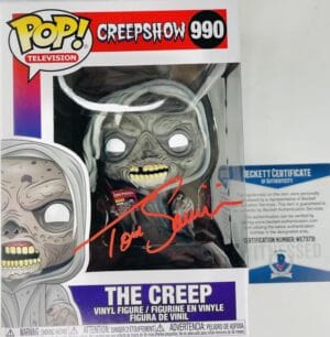 TOM SAVINI SIGNED THE CREEP FUNKO POP 990 CREEPSHOW HORROR AUTOGRAPH BAS 721