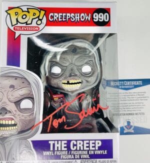TOM SAVINI SIGNED THE CREEP FUNKO POP 990 CREEPSHOW HORROR AUTOGRAPH BAS 732