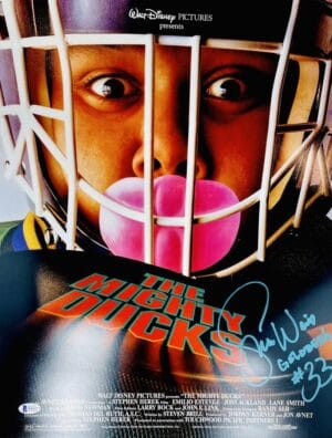 SHAUN WEISS SIGNED 16X20 PHOTO THE MIGHTY DUCKS DISNEY GOLDBERG POSTER BAS 377