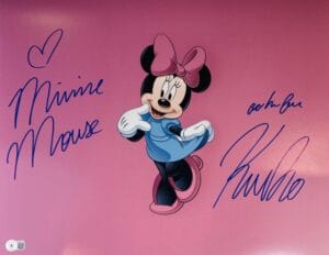 KAITLYN ROBROCK SIGNED MINNIE MOUSE 16X20 PHOTO DISNEY BECKETT WITNESS BAS 151