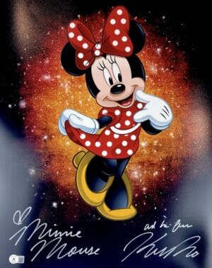 KAITLYN ROBROCK SIGNED MINNIE MOUSE 16X20 PHOTO DISNEY BECKETT WITNESS BAS 037
