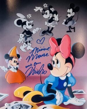 KAITLYN ROBROCK SIGNED MINNIE MOUSE 16X20 PHOTO DISNEY BECKETT WITNESS BAS 032