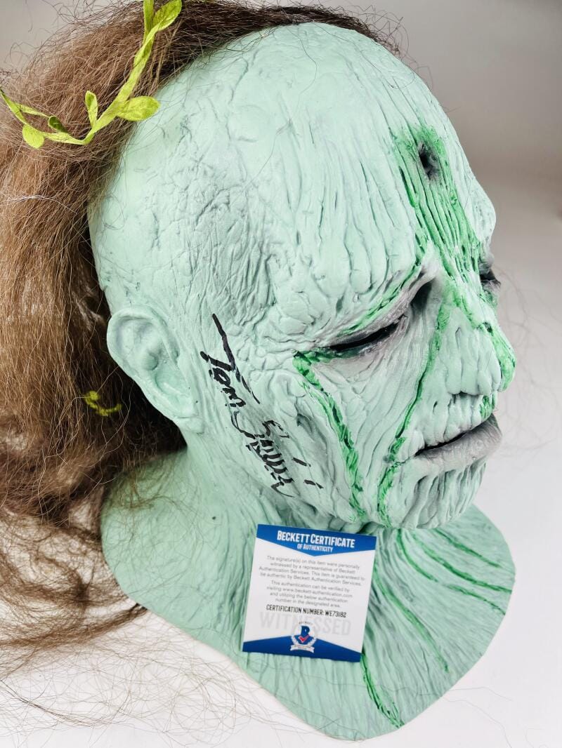 TOM SAVINI SIGNED CREEPSHOW MASK TRICK OR TREAT STUDIOS OFFICIALLY LICENSED BAS2