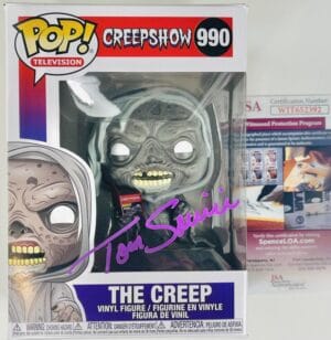 TOM SAVINI SIGNED THE CREEP FUNKO POP 990 CREEPSHOW HORROR AUTOGRAPH JSA 392