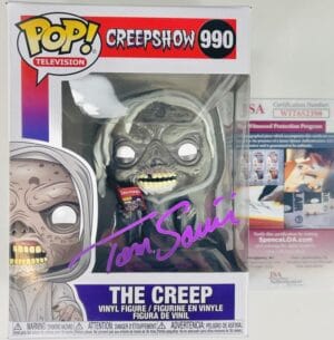 TOM SAVINI SIGNED THE CREEP FUNKO POP 990 CREEPSHOW HORROR AUTOGRAPH JSA 398