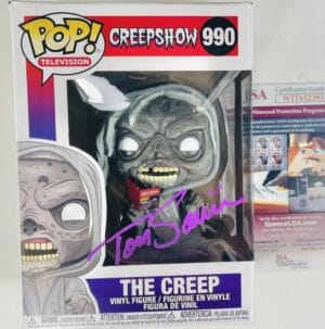 TOM SAVINI SIGNED THE CREEP FUNKO POP 990 CREEPSHOW HORROR AUTOGRAPH JSA 393
