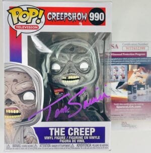 TOM SAVINI SIGNED THE CREEP FUNKO POP 990 CREEPSHOW HORROR AUTOGRAPH JSA 399