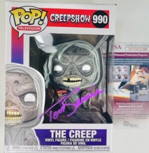 TOM SAVINI SIGNED THE CREEP FUNKO POP 990 CREEPSHOW HORROR AUTOGRAPH JSA 389