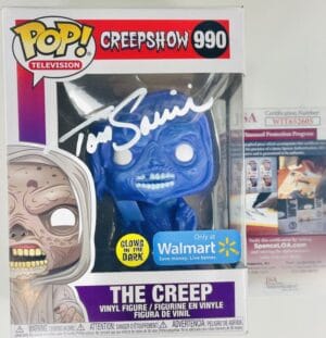 TOM SAVINI SIGNED THE CREEP FUNKO POP 990 CREEPSHOW WALMART EXCLUSIVE JSA 605