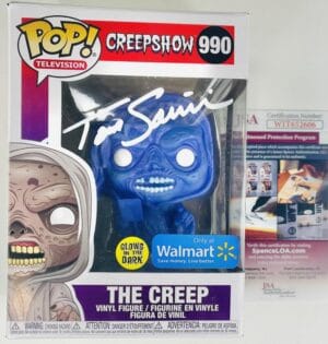 TOM SAVINI SIGNED THE CREEP FUNKO POP 990 CREEPSHOW WALMART EXCLUSIVE JSA 606