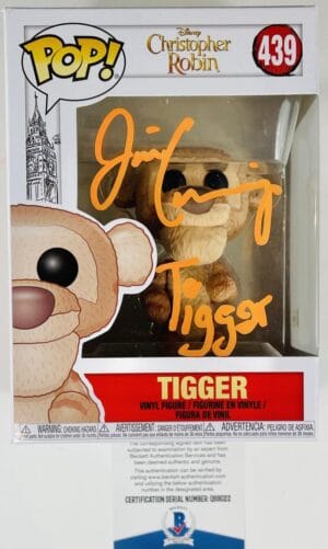 JIM CUMMINGS SIGNED TIGGER FUNKO 439 CHRISTOPHER ROBIN WINNIE THE POOH BAS 022
