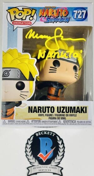 MAILE FLANAGAN SIGNED NARUTO UZUMAKI FUNKO POP VINYL 71 ANIME AUTOGRAPH JSA 938