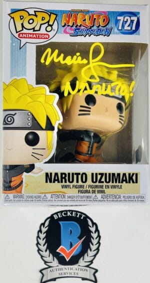 MAILE FLANAGAN SIGNED NARUTO UZUMAKI FUNKO POP VINYL 71 ANIME AUTOGRAPH JSA 937