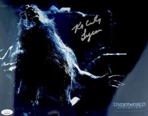 KURT CARLEY SIGNED UNDERWORLD 11X14 METALLIC PHOTO LYCAN AUTOGRAPH JSA 044