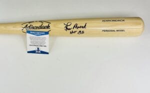 LOU BROCK SIGNED 1960'S STYLE GAME MODEL BAT ST. LOUIS CARDINALS BAS 385
