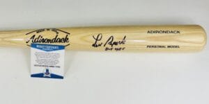 LOU BROCK SIGNED 1960'S STYLE GAME MODEL BAT ST. LOUIS CARDINALS BAS 384