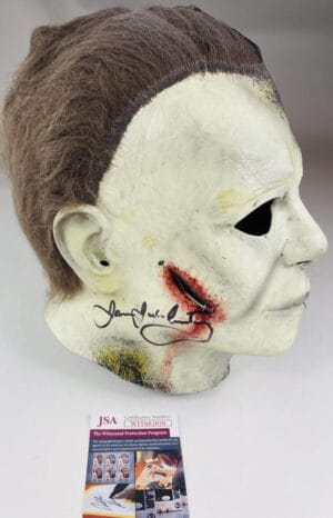 JAMES JUDE COURTNEY SIGNED HALLOWEEN KILLS MICHAEL MYERS MASK TRICK OR TREAT 020