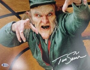 TOM SAVINI SIGNED 11X14 THE CREEP PHOTO CREEPSHOW HORROR AUTOGRAPH BAS 750