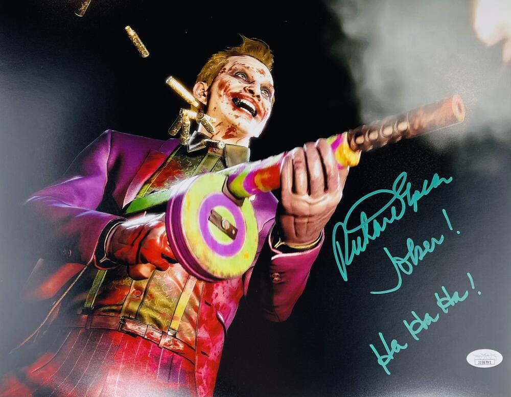 RICHARD EPCAR SIGNED THE JOKER 11X14 PHOTO MORTAL KOMBAT BATMAN BAS 791