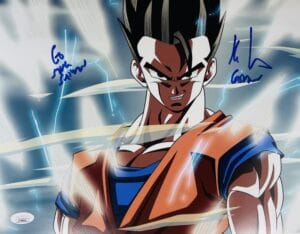 KYLE HEBERT SIGNED GOHAN 11X14 PHOTO DRAGON BALL Z ANIME AUTOGRAPH JSA 566