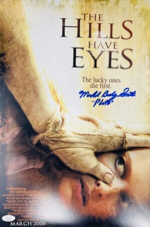 MICHAEL BAILEY SMITH SIGNED 12X18 PHOTO THE HILLS HAVE EYES PLUTO HORROR JSA 625