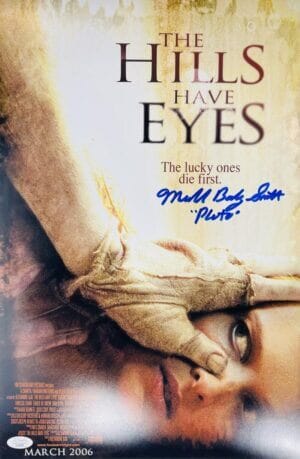 MICHAEL BAILEY SMITH SIGNED 12X18 PHOTO THE HILLS HAVE EYES PLUTO HORROR JSA 628