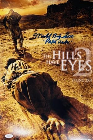 MICHAEL BAILEY SMITH SIGNED 12X18 PHOTO THE HILLS HAVE EYES PLUTO HORROR JSA 610